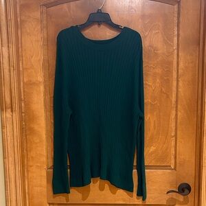 Women's Green Tunic Sweater
